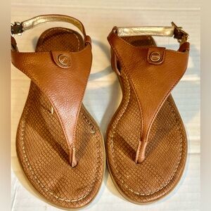 CircusBrown Leather Sandals, size 5 M